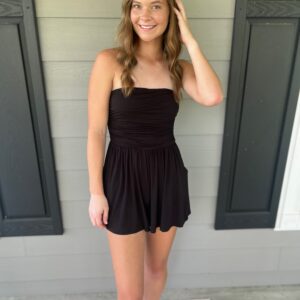 Strapless Romper