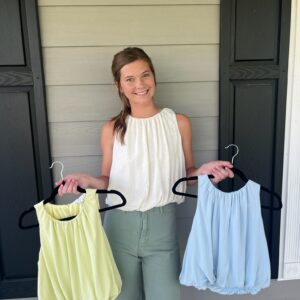 Sleeveless Bubble Top