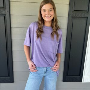 Lavender Pocket Tee