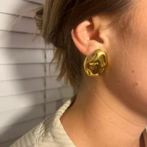 Gold Stud Earrings