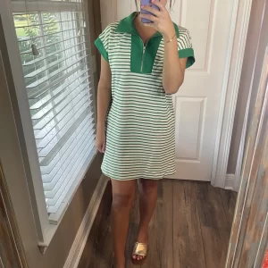 Green Stripe Dress