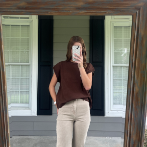 Brown Sweater top