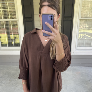3/4 sleeve blouse