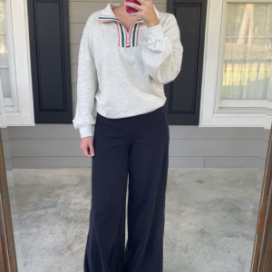 Ribbon Patchwork Pullover