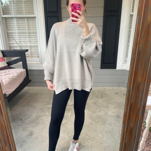 Tan Oversized Sweater