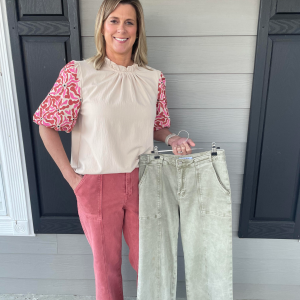 Zenana Straight Leg Detailed Pants