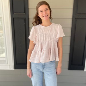 Ruffle Tiered Babydoll Top